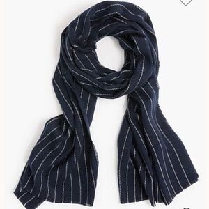J. Crew Factory Men's Pinstripe scarf • NWT • CD673
